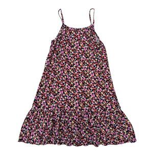 Old Navy Girls XL 14-16 Navy Multicolor Floral Tiered Sundress Spaghetti Strap S